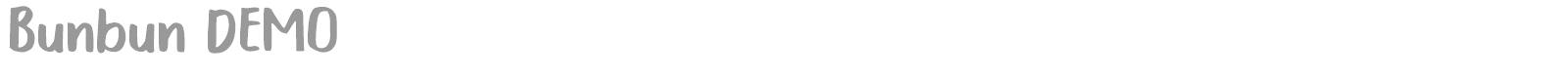 Bunbun font preview